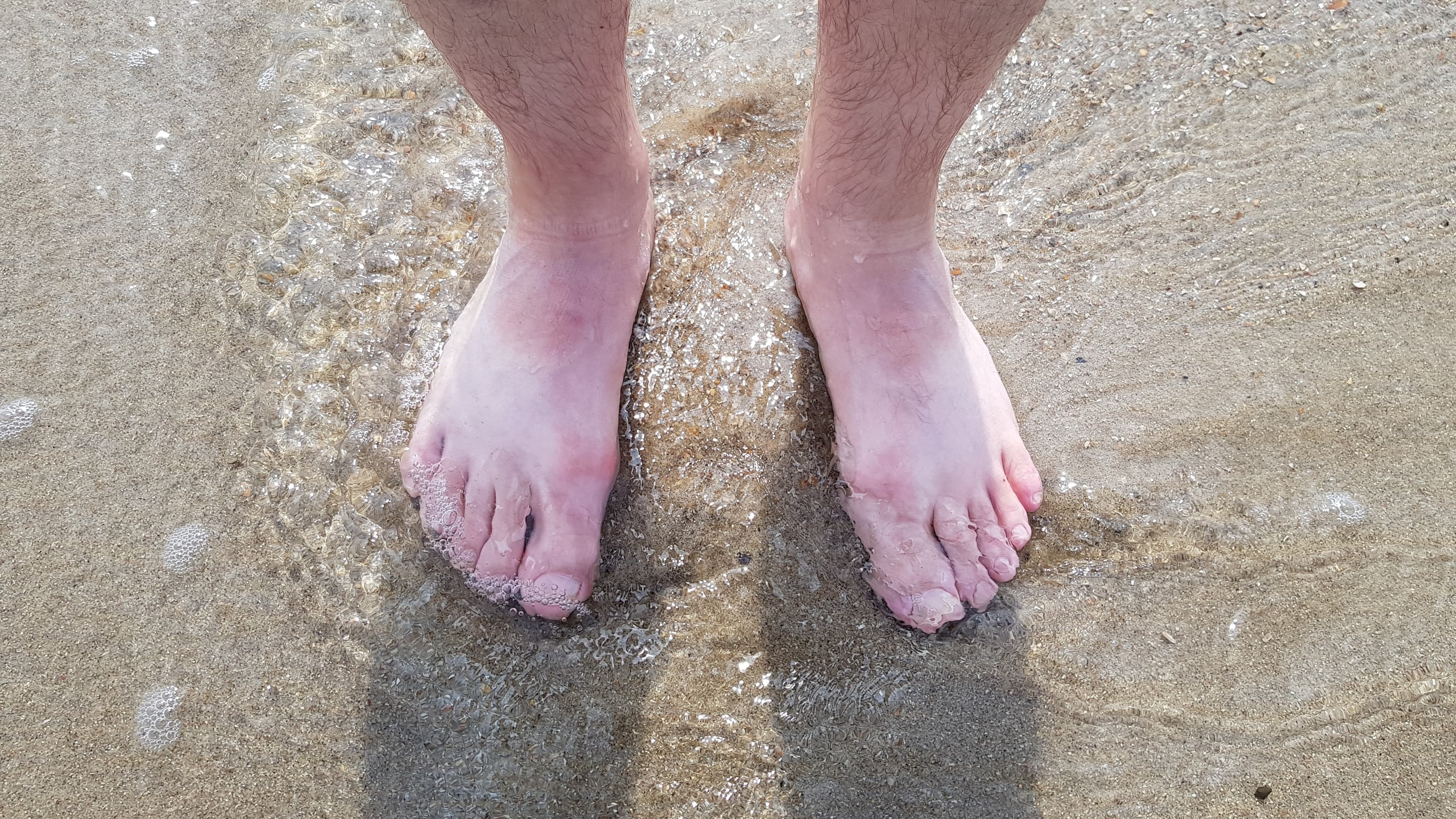 Voeten strand